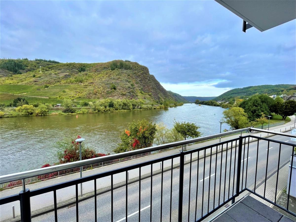 Moselpromenade Villa Moselufer, Panorama & Burg Cochem Blick, Netflix, Balkon Eksteriør bilde