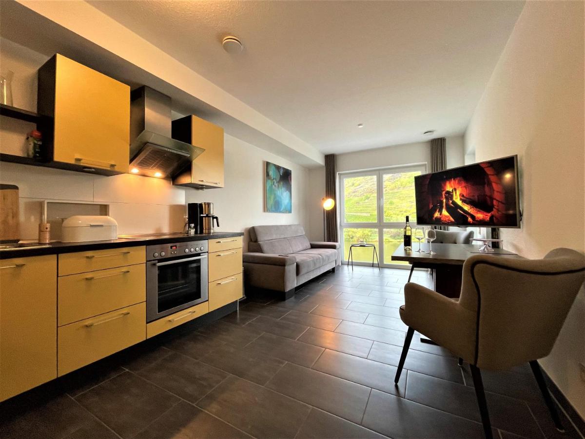 Moselpromenade Villa Moselufer, Panorama & Burg Cochem Blick, Netflix, Balkon Eksteriør bilde