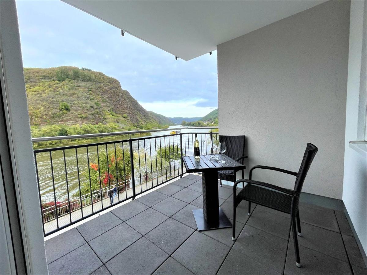 Moselpromenade Villa Moselufer, Panorama & Burg Cochem Blick, Netflix, Balkon Eksteriør bilde